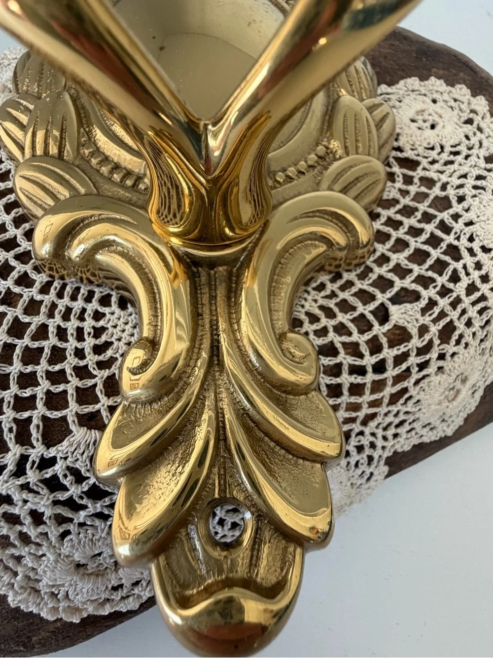 Ornate Gold Decorative Wall Hook - Classic Vintage Style